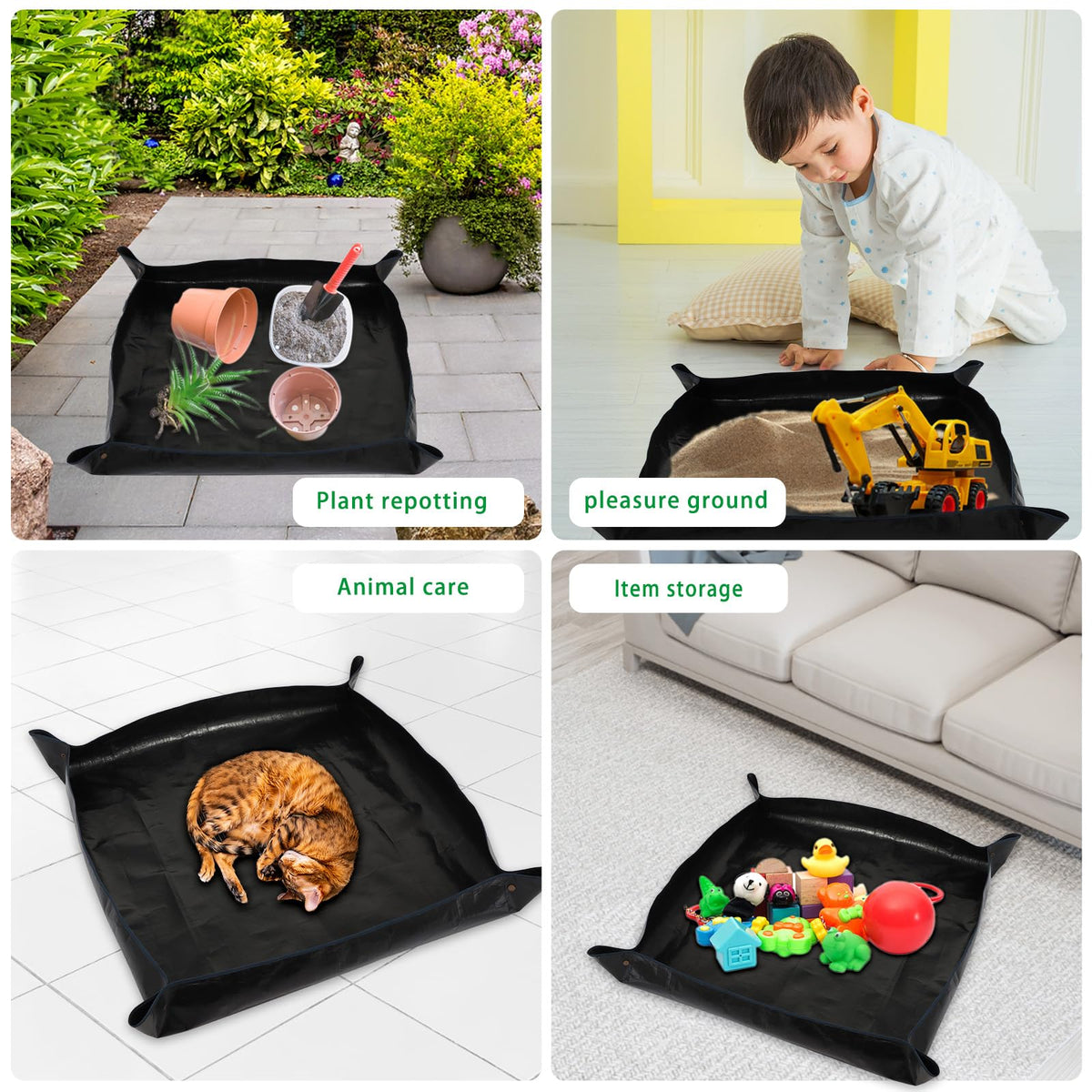 WondMall durable PVC layer increases longevity for repeated repotting sessions