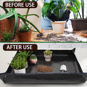 WondMall repotting mat foldable design for portable gardening on balconies and patios