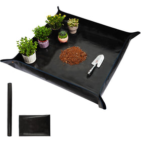 WondMall repotting mat with large square surface for easy transplanting and mess-free gardening