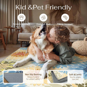 WondRg easy-clean outdoor rug cleans with shake, vacuum, or rinse.