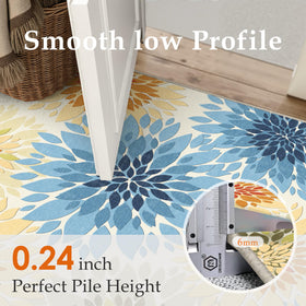 WondRg UV-protected outdoor rug keeps colors vibrant after sun exposure.