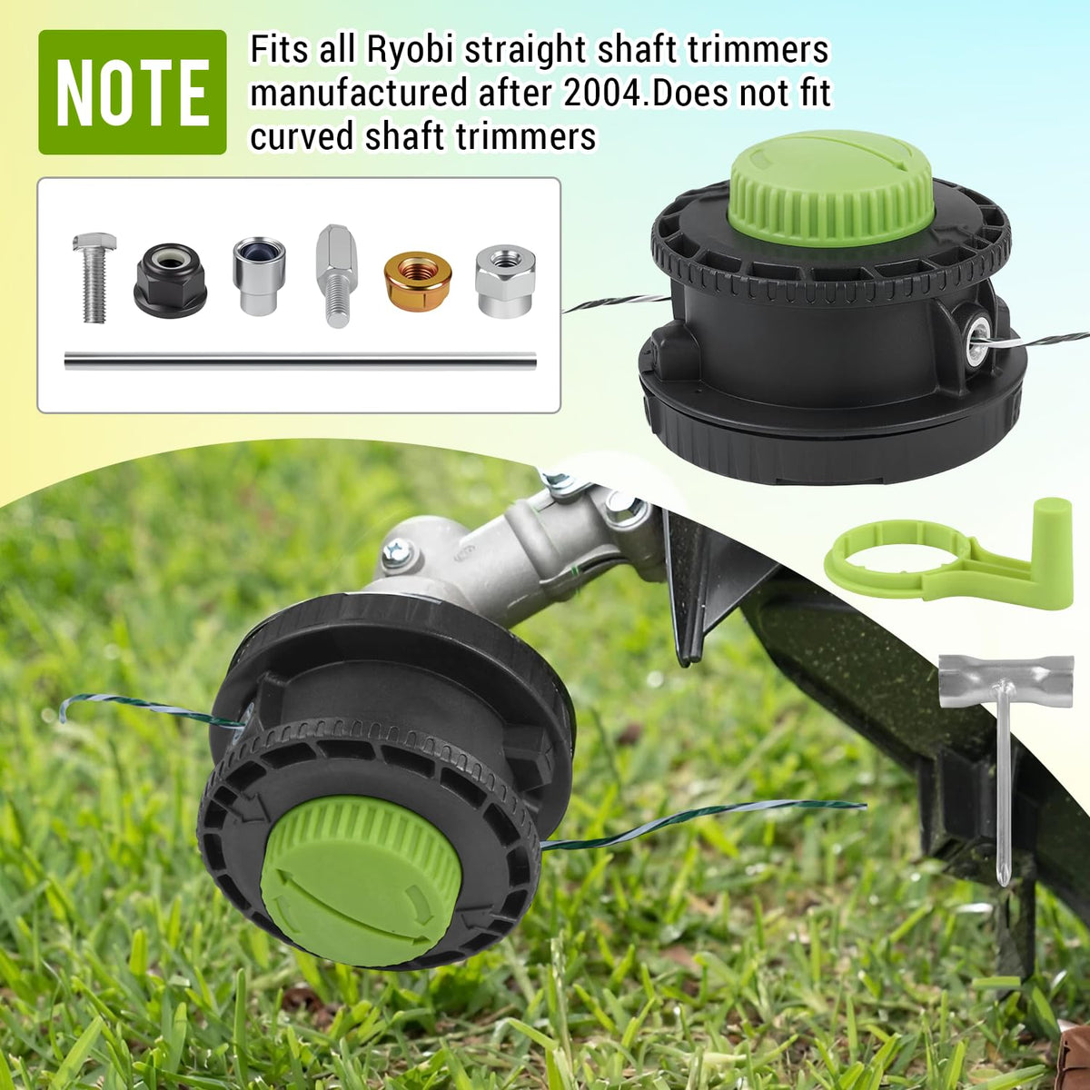 Durable plastic construction highlights long-lasting replacement for frequent use