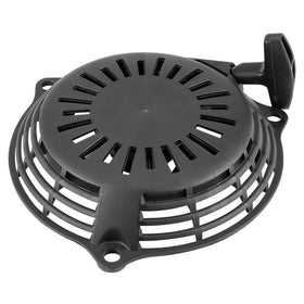 Woniu recoil starter installed on Honda GCV135 engine demonstrating easy pull-start.