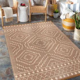 Wonnitar outdoor rug 6x9 waterproof for easy patio cleanup