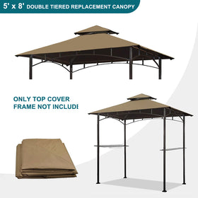 Two sturdy pockets match different gazebo frames for easy installation.