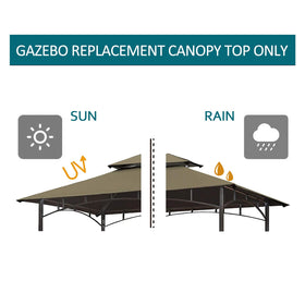 Ventilated double-layer canopy design reduces smoke and enhances stability.