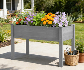 Wood-Natrl sturdy 2-4 inch legs provide solid stability on varied surfaces.