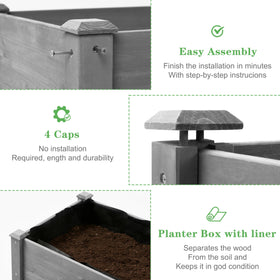Wood-Natrl patio-friendly garden setup suitable for balconies and decks.