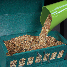 Woodlink Absolute II seed level window indicating remaining feed