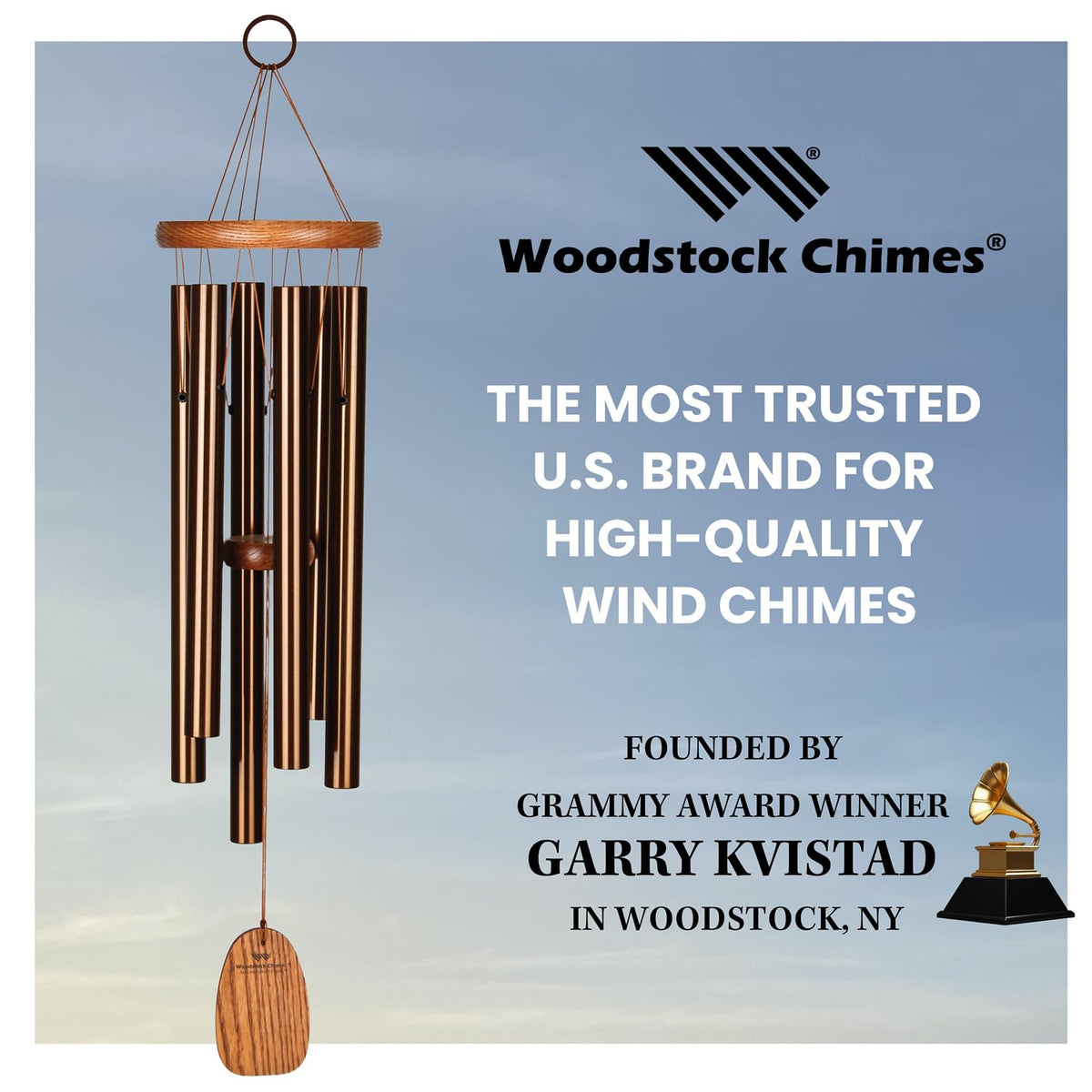 Woodstock Chimes Amazing Grace tuning opens with recognizable melody