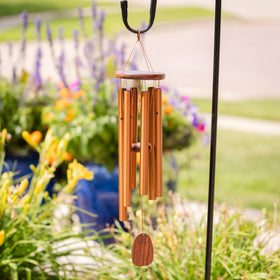 Woodstock Chimes handcrafted wind chime crafted from weather-resistant materials