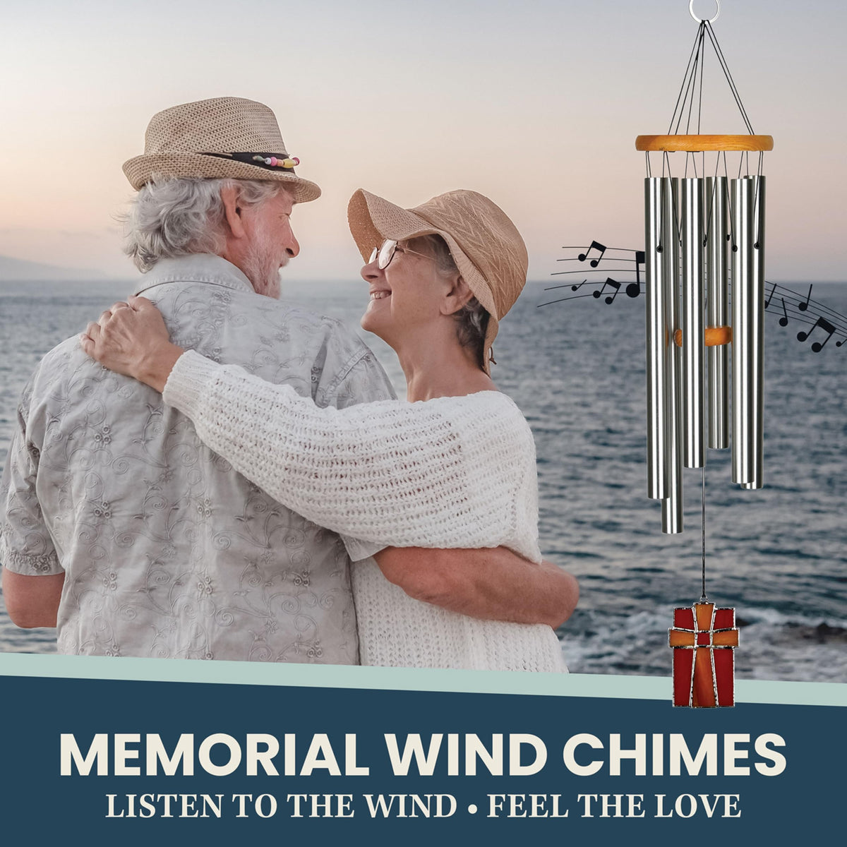 Woodstock Chimes ready for gifting in kraft box for memorials or celebrations