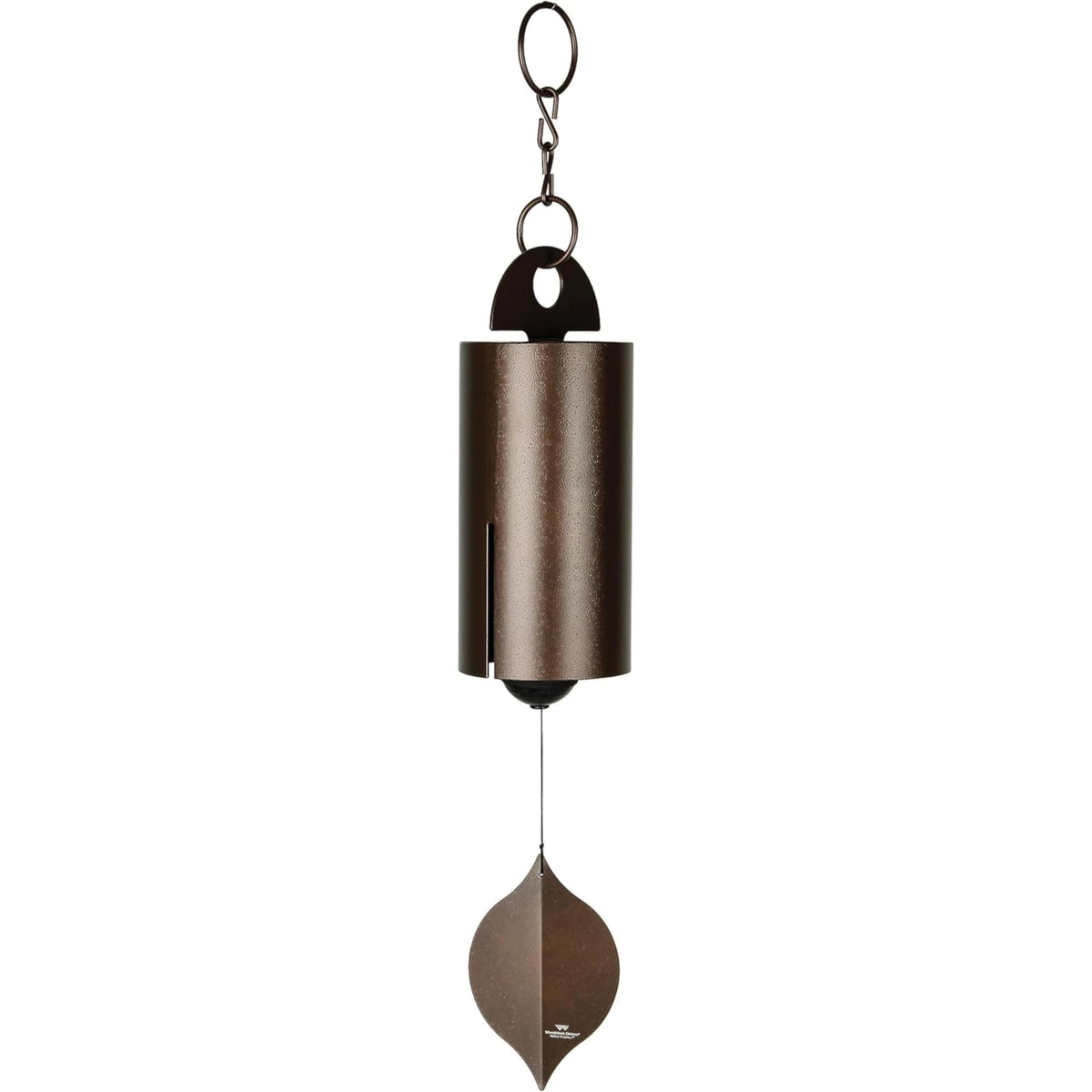 Woodstock Heroic Windbell 40-inch antique copper bell for deep outdoor ambience