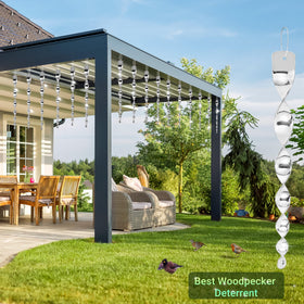 Woosuke 12-piece set covers larger outdoor areas effectively.