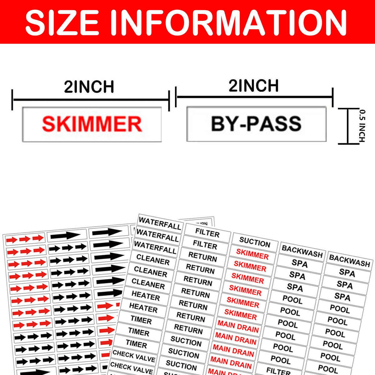 Wootile labels on plastic and metal surfaces stay affixed outdoors.