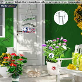 WooWellGoGoGo half-round peony cages offer discreet upright support