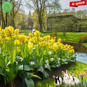 WooWellGoGoGo hydrangea support cage for tall blooms, durable and rust-resistant.