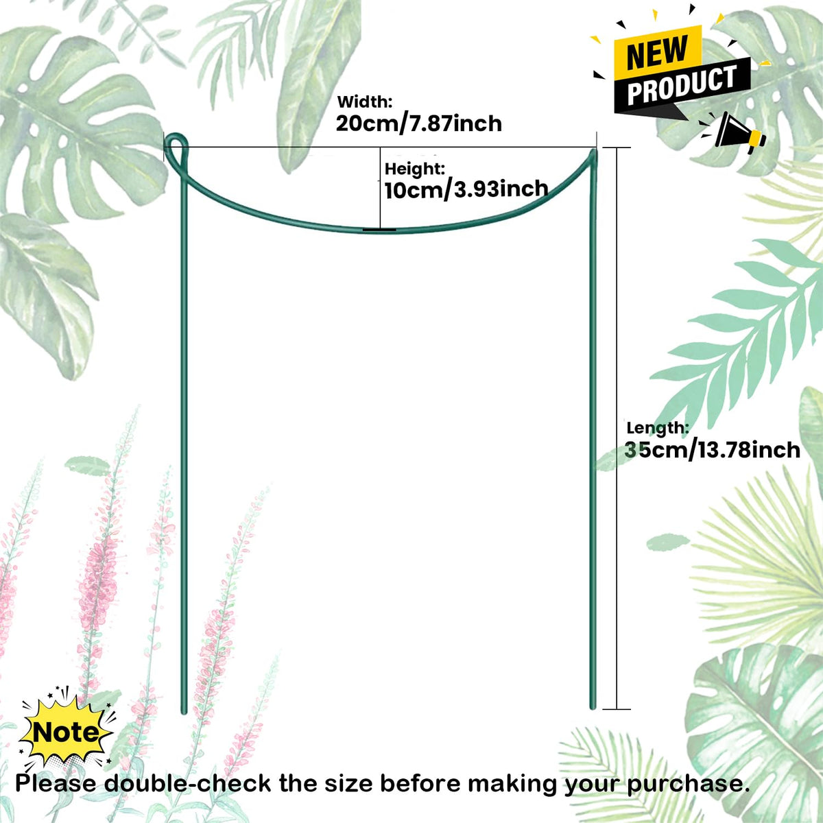WooWellGoGoGo peony stake helps stems stay tall