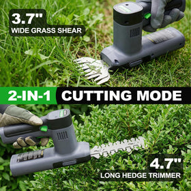 WORFCI battery and charger included for cordless operation