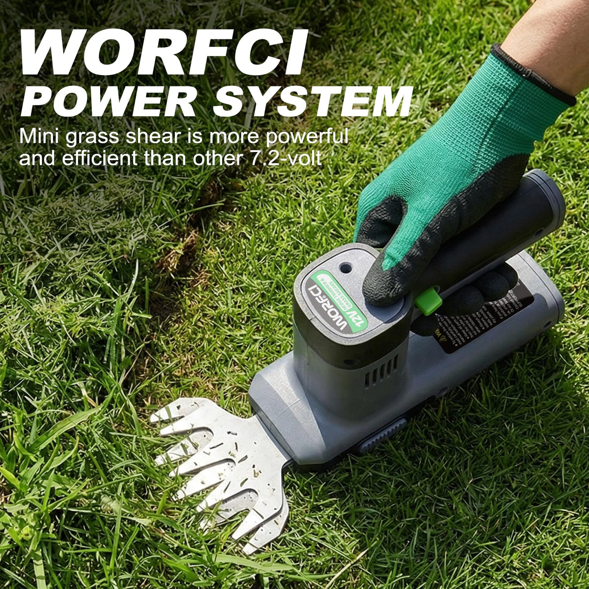 WORFCI interchangeable blades for quick 2-in-1 swaps