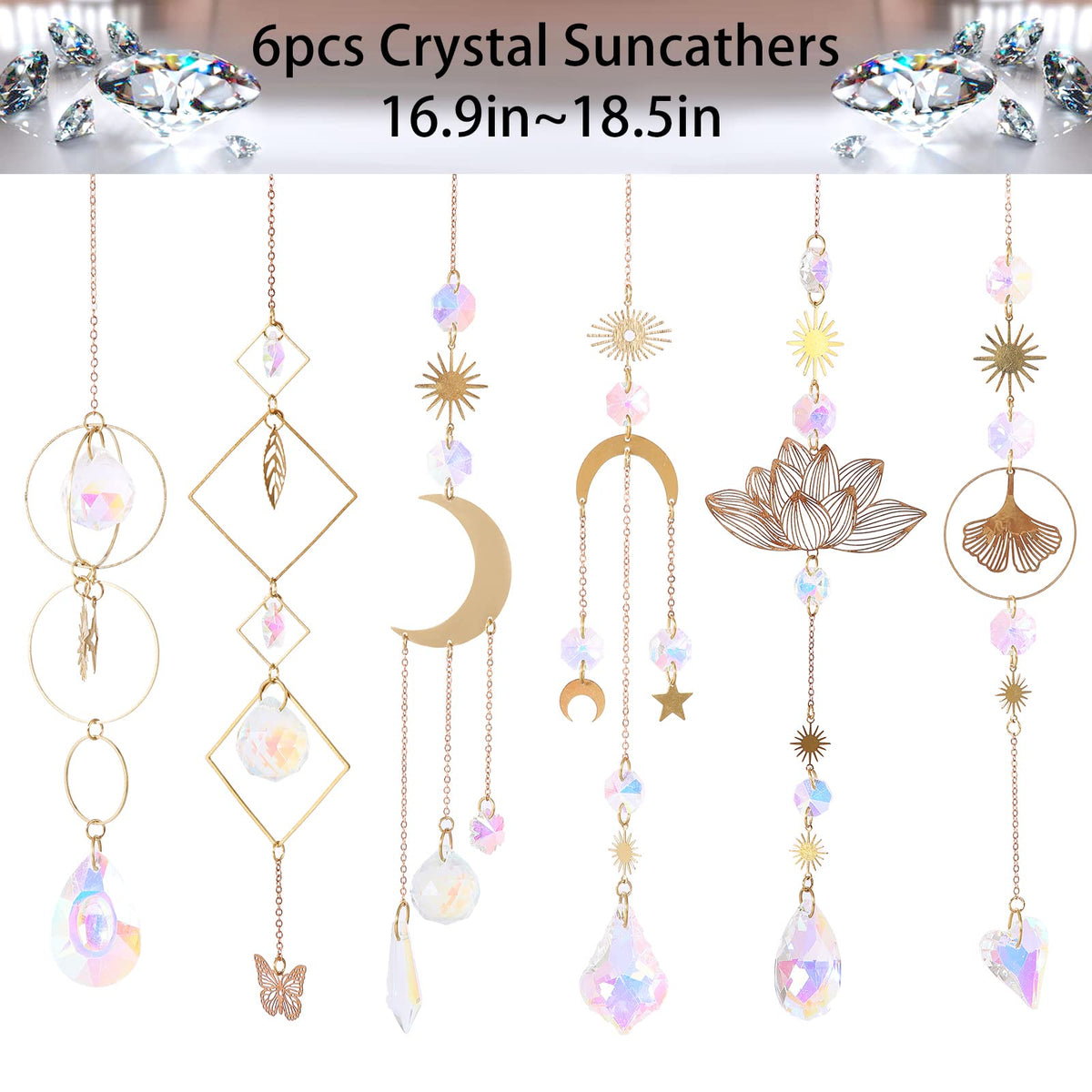Worgree Crystal Ball Rainbow Maker for garden enhances outdoor lighting with prisms