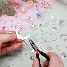 Worgree crystal ornament pack ideal for DIY crafts
