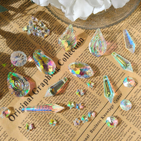 Worgree crystal prisms catching sunlight to create rainbows indoors