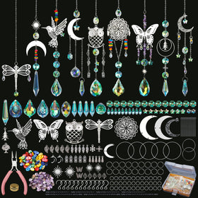 Worgree DIY suncatcher kit accessories organized for creative crafting