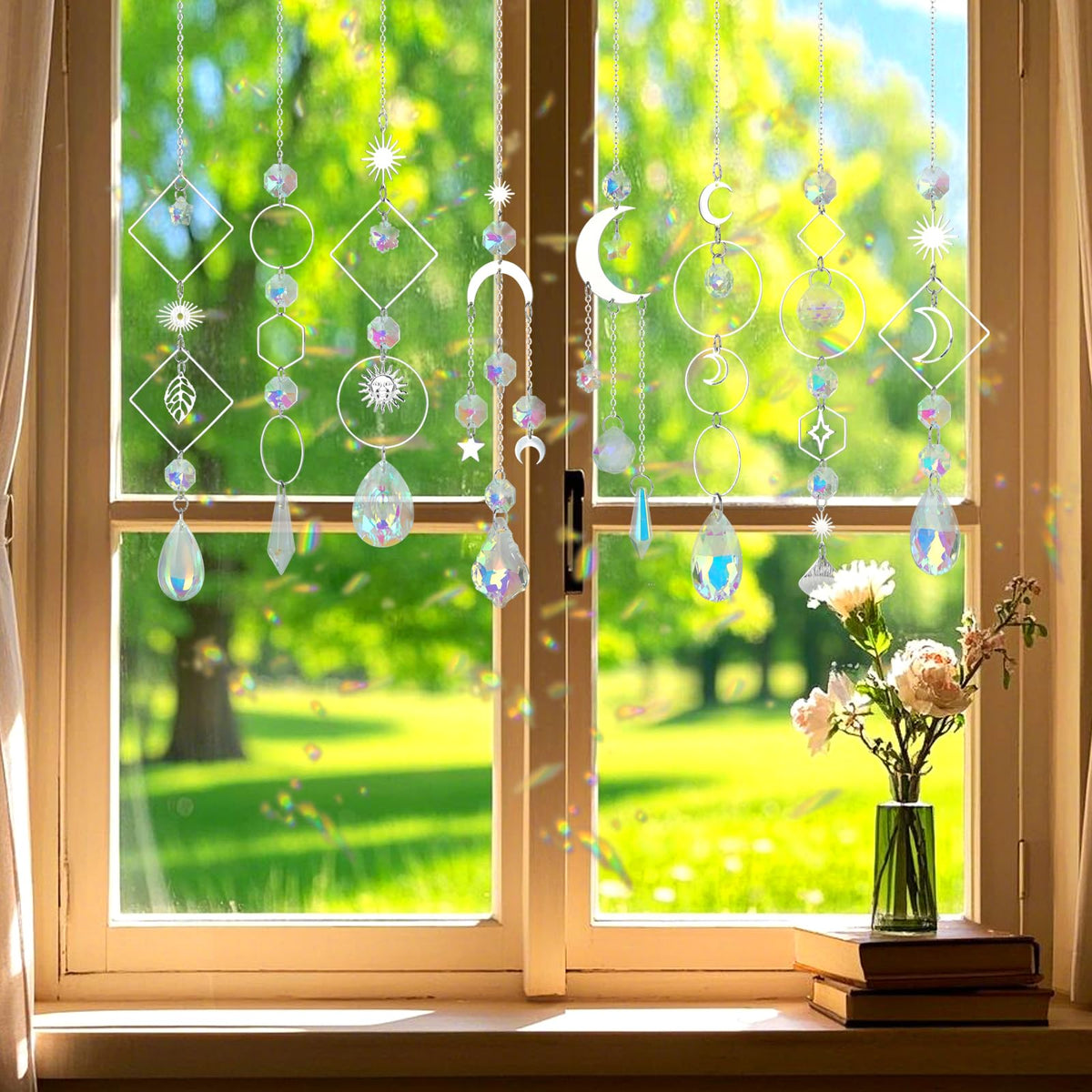Worgree indoor hanging sun catcher kit for window display