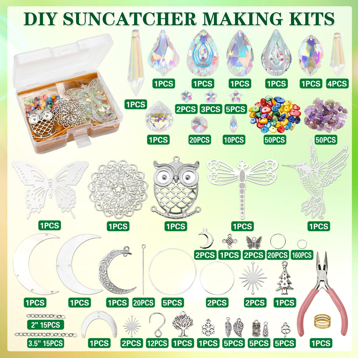 Worgree large metal shapes for stylish sun catcher designs