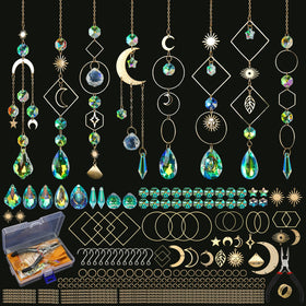 Worgree Sun Catcher Kit assembly with colorful beads for DIY window decor.