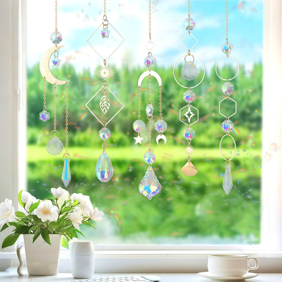 Worgree sun catcher pendants and charms add personalized sparkle.