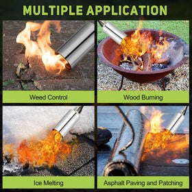 WorkBless ideal for outdoor tasks like roof repairs and paint removal on non-flammable surfaces.