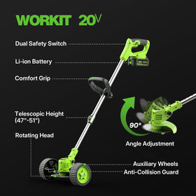 WORKIT compact-storage design saves space in the shed