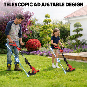 Worklife ergonomic design with telescoping shaft and 180-degree handle for comfort.