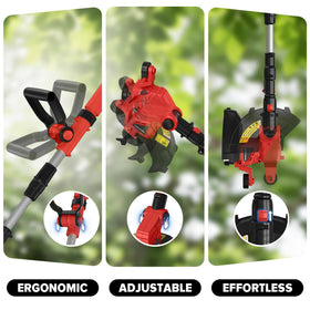 Worklife lightweight 3lb blower reduces fatigue during longer sessions.