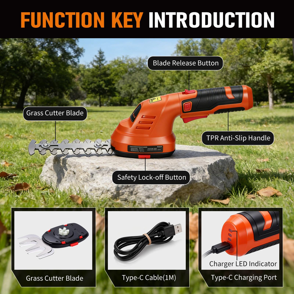 WorkNeon ergonomic grip enables comfortable extended use.
