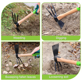 WORKPRO 2-in-1 design saves space and simplifies garden tasks.
