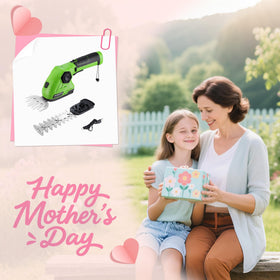 WORKPRO 2-in-1 hedge trimmer blades switch enables quick mowing to hedging transitions.