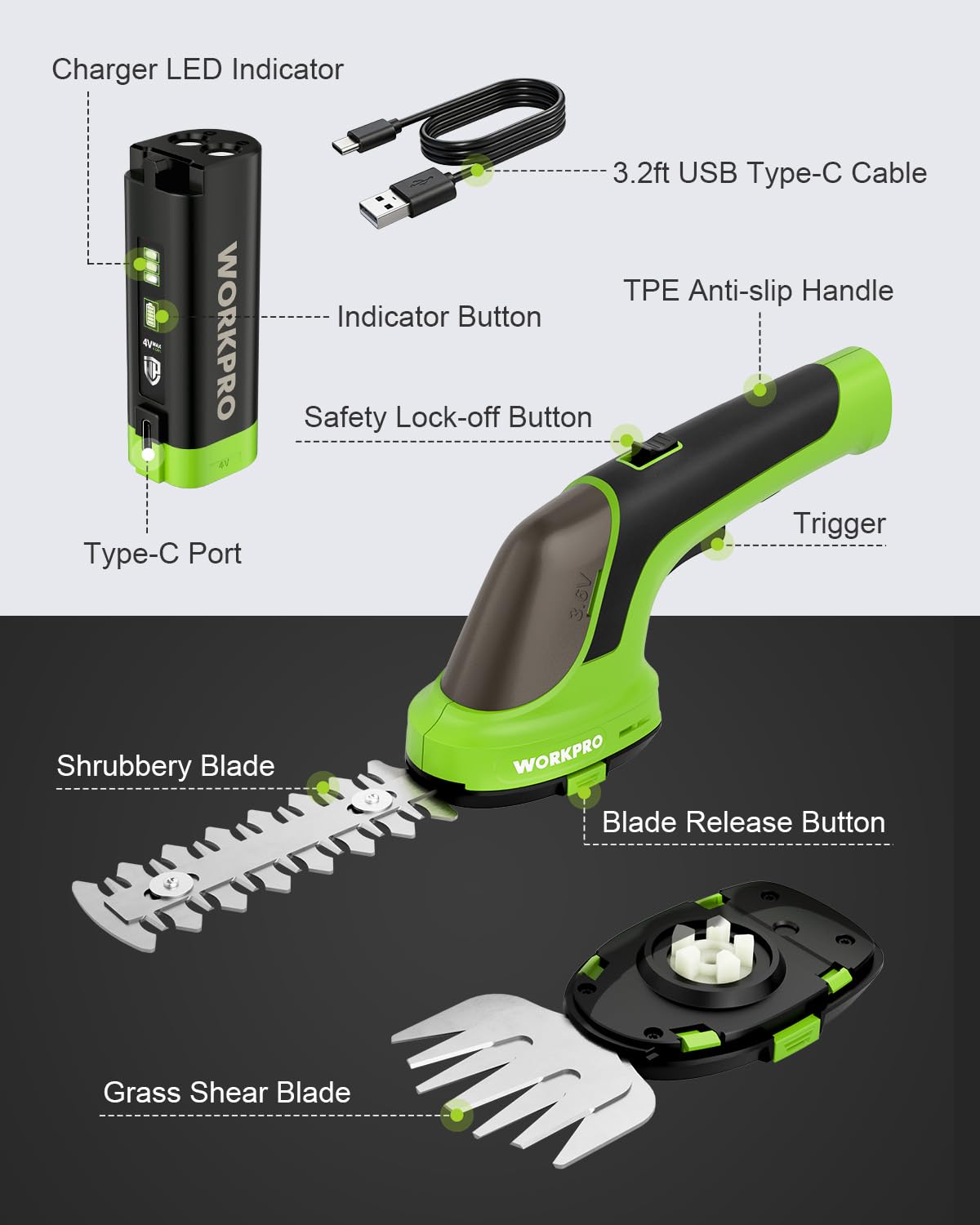 WORKPRO hedge trimmer makes a thoughtful garden gift