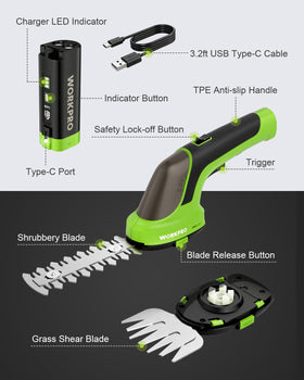 WORKPRO hedge trimmer makes a thoughtful garden gift
