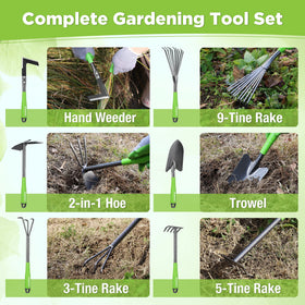 WORKPRO crack weeder for precise removal of weeds in cracks.