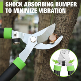 WORKPRO Bypass Lopper cutting capacity up to 1-3/16 inch for living branches.