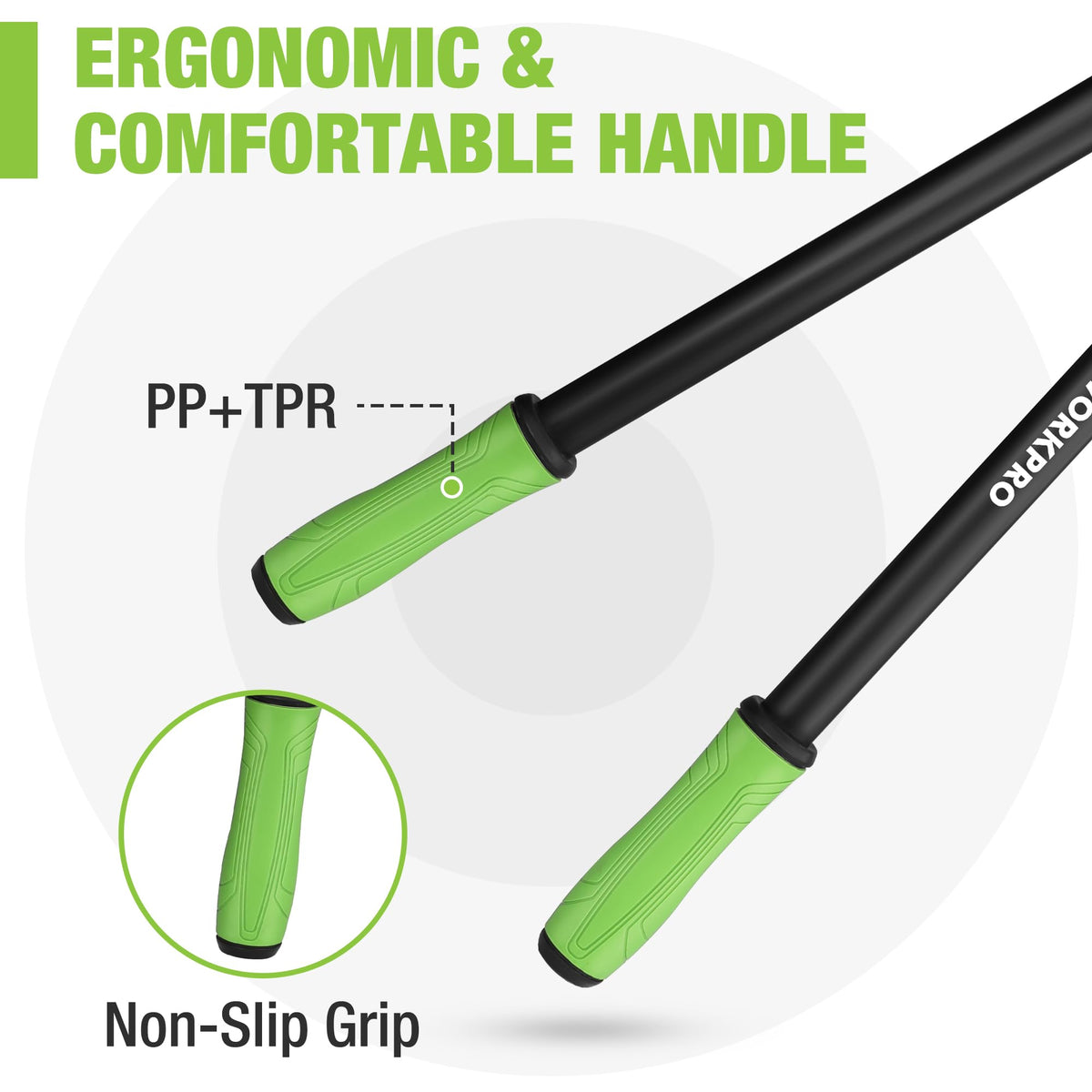 WORKPRO Bypass Lopper garden setup demonstrates versatile pruning for shrubs and hedges.