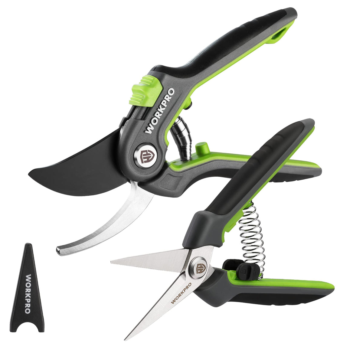 WorkPRO bypass pruner 8-inch blade for clean cuts on fresh wood.