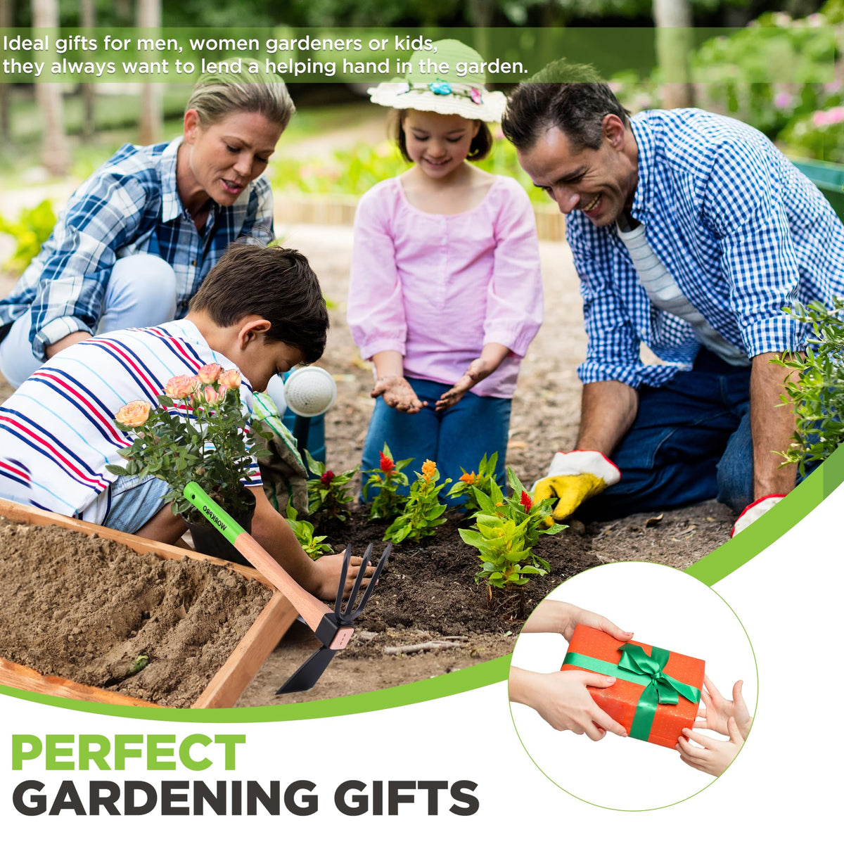 WORKPRO rugged construction resists wear for frequent garden use.
