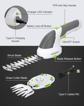 WORKPRO dual-lock safety feature protects users during use.