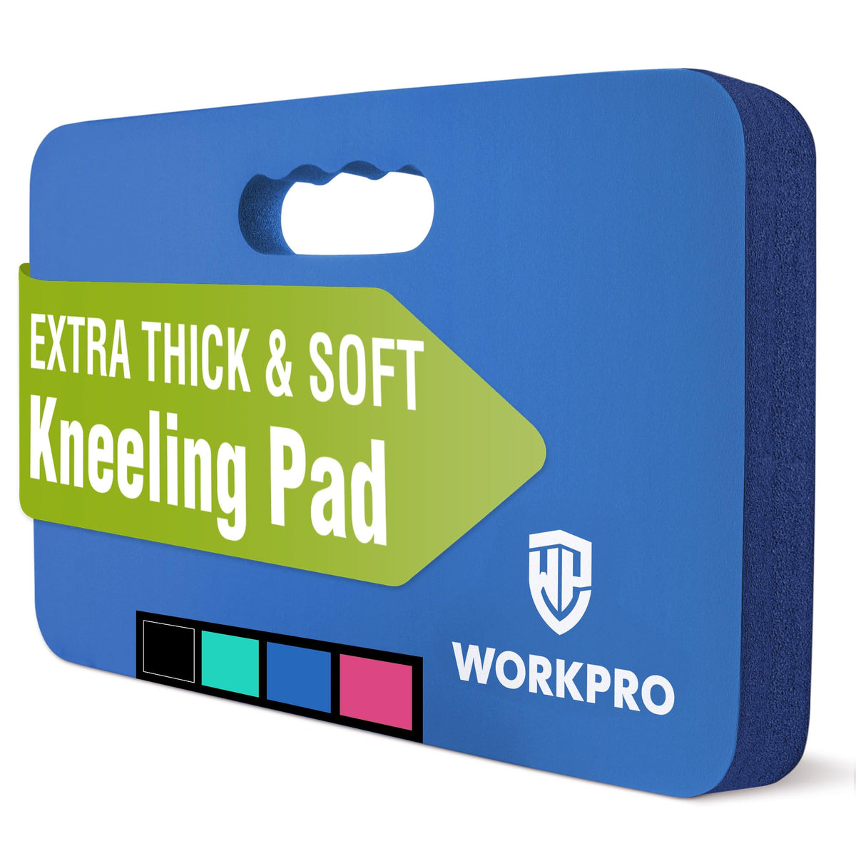 WORKPRO extra thick kneeling pad cushions knees during long tasks