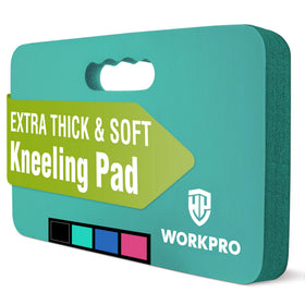 WORKPRO kneeling pad in robin-egg blue with extra-thick NBR foam for garden tasks