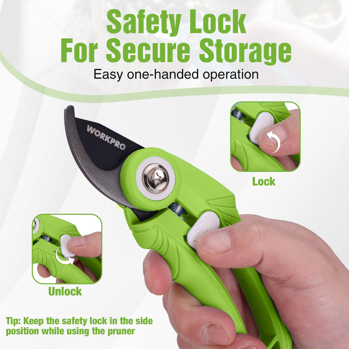 WORKPRO ideal for floral arrangements and garden prep tasks.